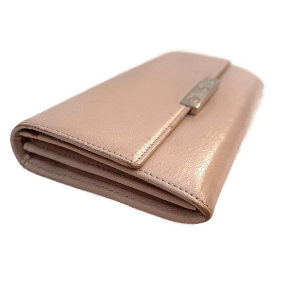 Auc Cartier Love Blush Pink Calfskin Leather Long Wallet - Picture 11 of 15